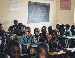Schulklasse-Uganda